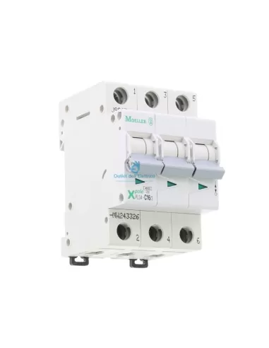 Disjoncteur Eaton PLS4-C16/3 4,5 kA triphasé 16 A